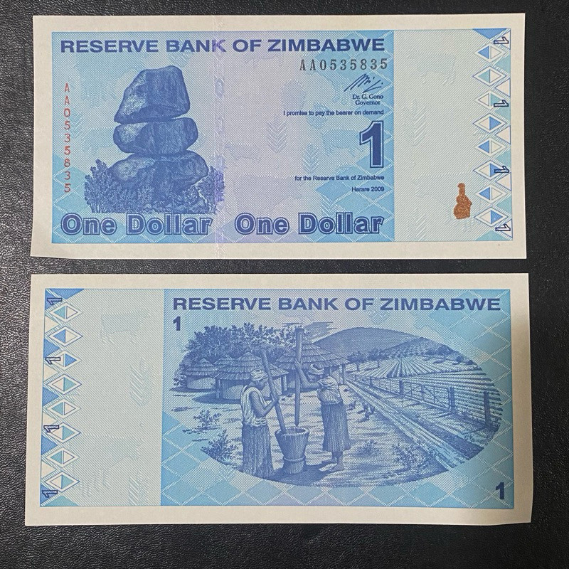 SA008 ZIMBABWE 1 DOLLAR ORIGINAL