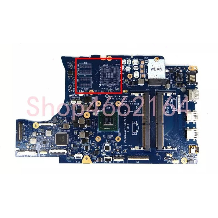 LA-J081P With i5 i7-10th Gen CPU Mainboard For Dell Vostro 3401 3501 3491 Inspiron 3493 3593 3793 55