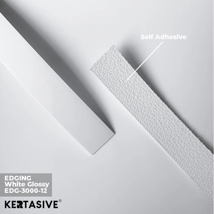 KERTASIVE PVC EDGING White Glossy