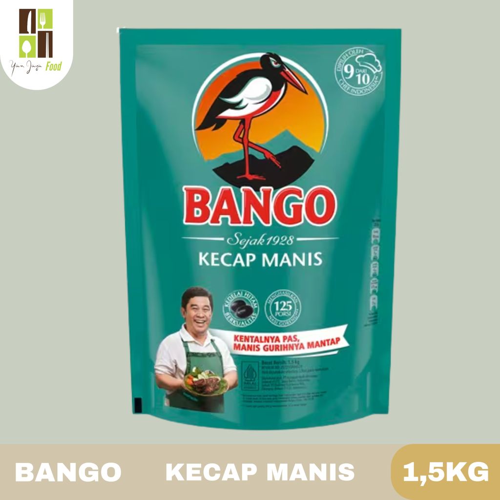 Bango Kecap Manis 1,5 KG / Kecap Bango / Kecap Manis Kemasan Pouch