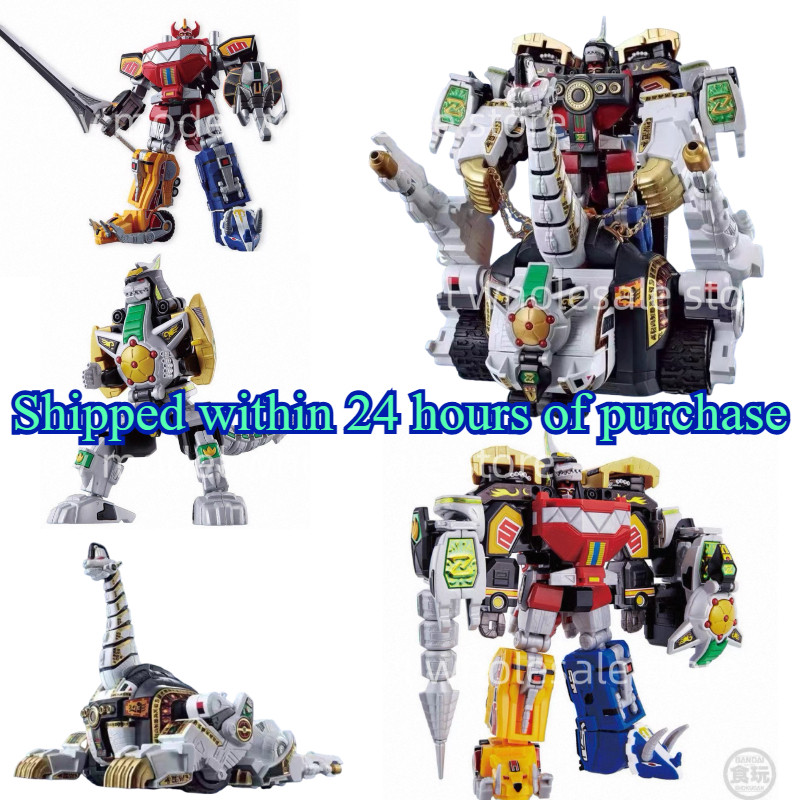 In Stock al Genuine BANDAI SMP Mighty Morphin Power Rangers Megazord Dragonzord Titanus Ver. PVC Ani