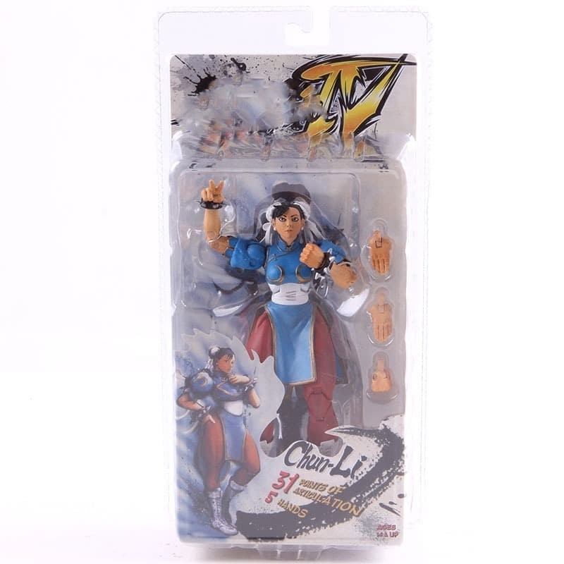 NECA Classic Game Chun-Li Chun Li Action Figure Akuma Street Fighter
