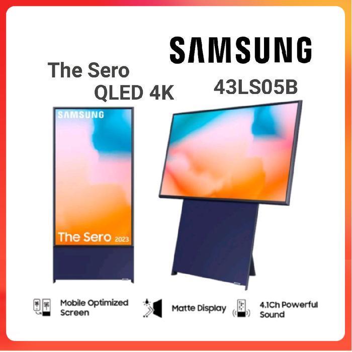 SAMSUNG 43LS05B QLED 4K SMART TV THE SERO 43 INCH QA43LS05BAK 43LS