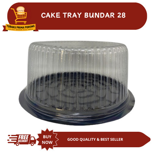 TRAY BUNDAR UKURAN 28 / dos kue / mika tart