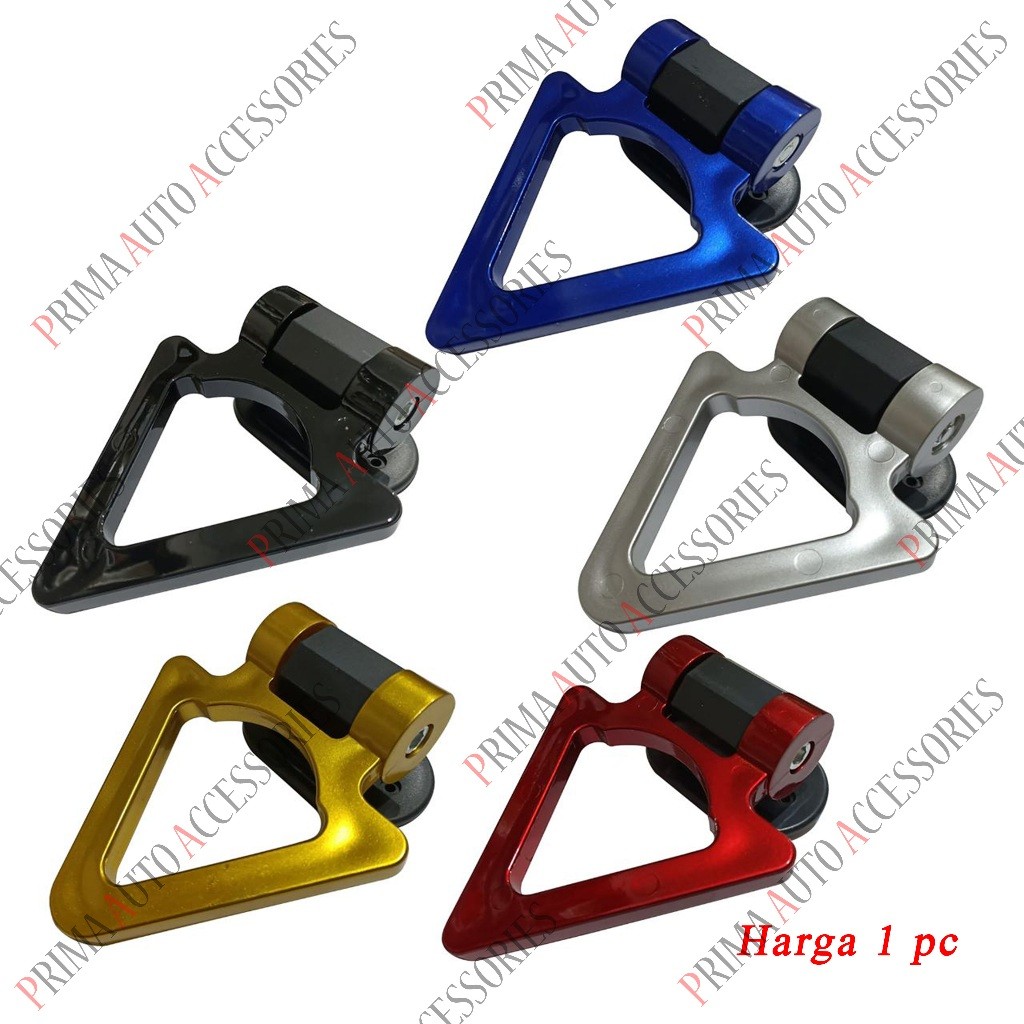 zelvaco - Towing Dummy Segitiga Universal Towing Hook Depan / Tali Derek Mobil (Sekedar Variasi)