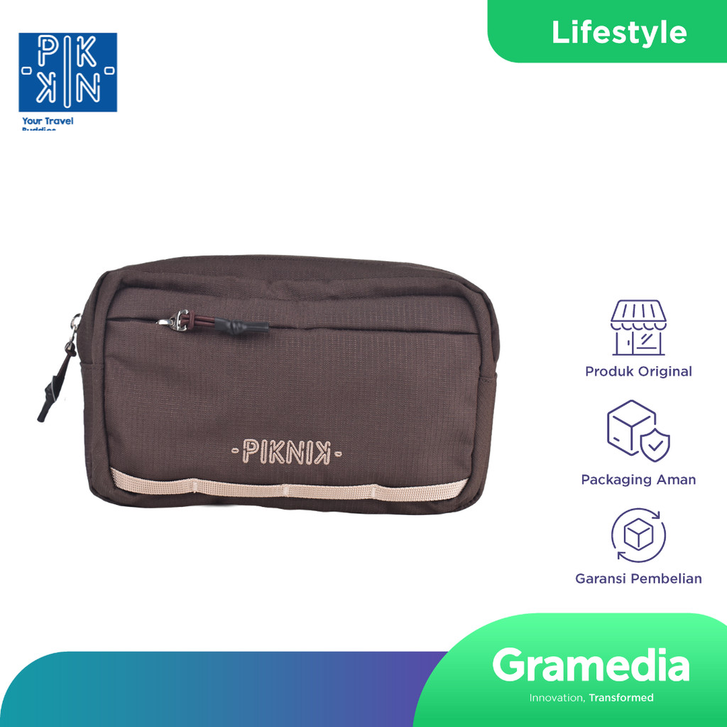 Piknik Pouch Cairo Brown (Gramedia)