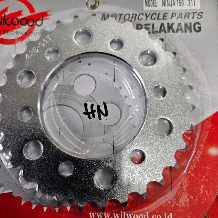 GEAR BELAKANG NINJA 150 R RR NINJA 2T 428 31 32 33 34 35 36 37 38 40 - 428 31