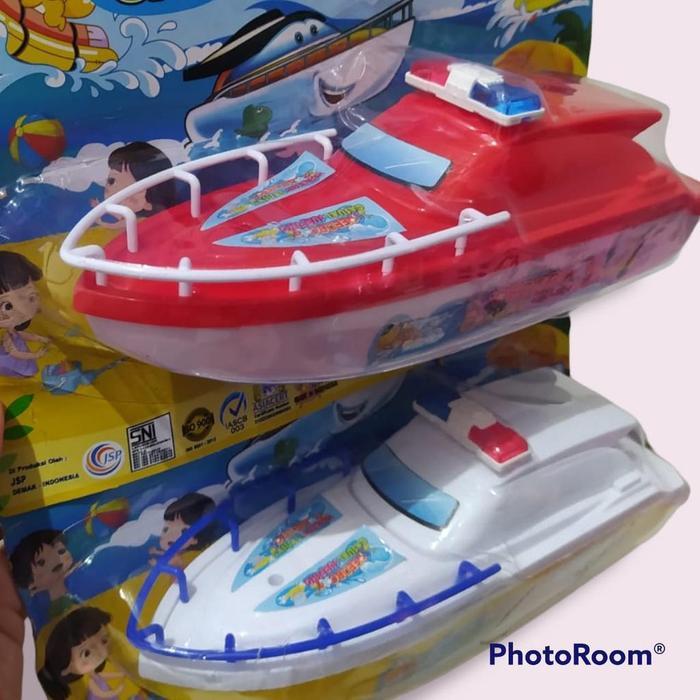 Mainan Speedboat Motor Boat Bisa Jalan Diatas Air Perahu Bisa Jalan Diatas Air Mainan Edukasi Anak