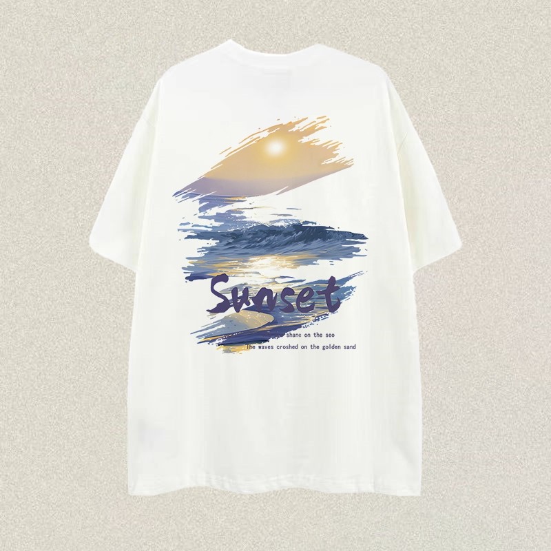 Baju Kaos SUNSET oversized t shirt pria | Baju Kaos Pria Distro Original | Baju Kaos Pria Oversize