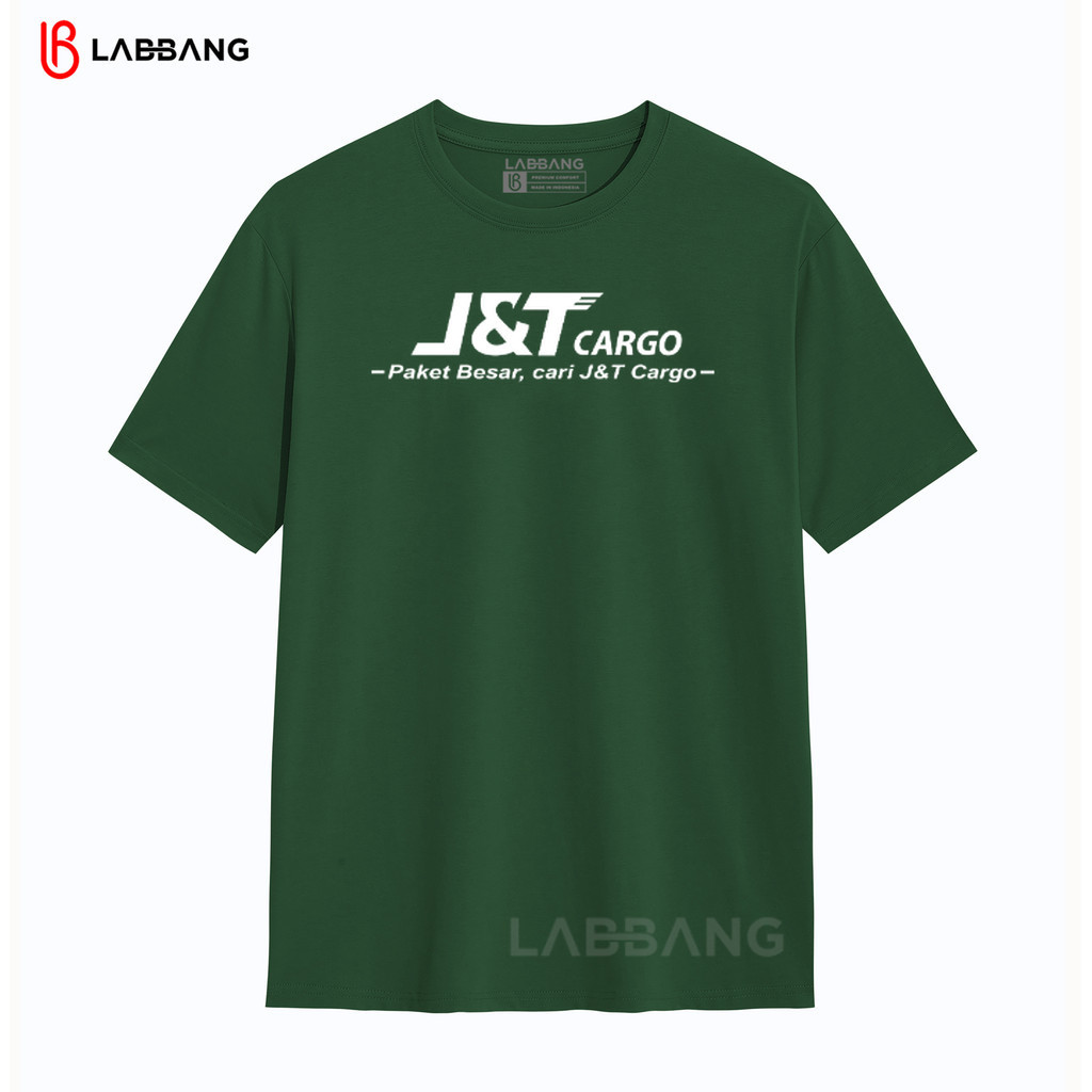 LABBANG Kaos T-shirt JNT Cargo Round Reck Reguler Fit Unisex Pria Wanita Seragam JNT