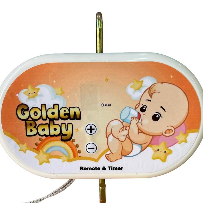MKS - Golden Baby Remote + Timer Ayunan Bayi Listrik/Elektrik Ori - Kuning Timer