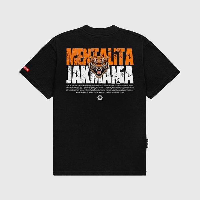 (COD) Kaos MENTALITA JAKMANIA | Jakmania - Hitam, M