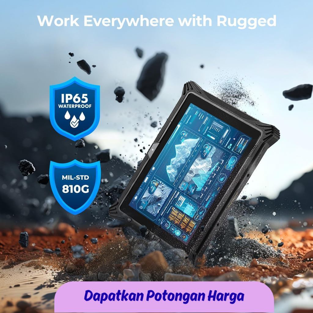 SSN 10 Inch Windows11 Pro Intel i5 i7 CPU IP65 Rugged Tablet Wifi6 BT 4G Lte GPS FHD 1200*1920 700ni