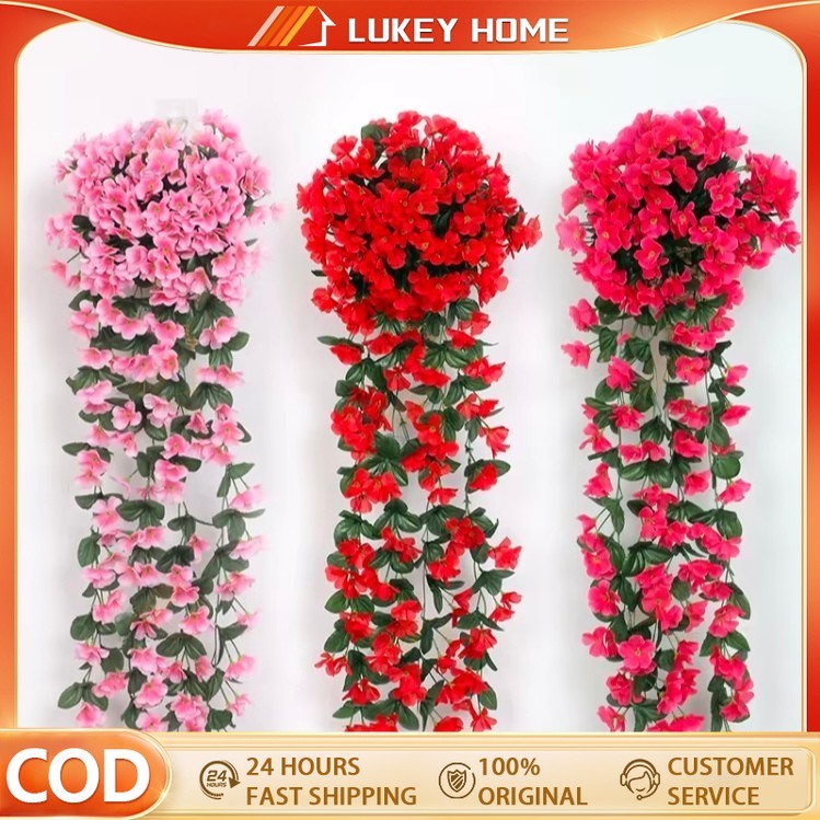 BUNGA JUNTAI DAISY / BUNGA GANTUNG JUNTAI SAKURA / BUNGA ARTIFICIAL - BUNGA HIAS DINDING