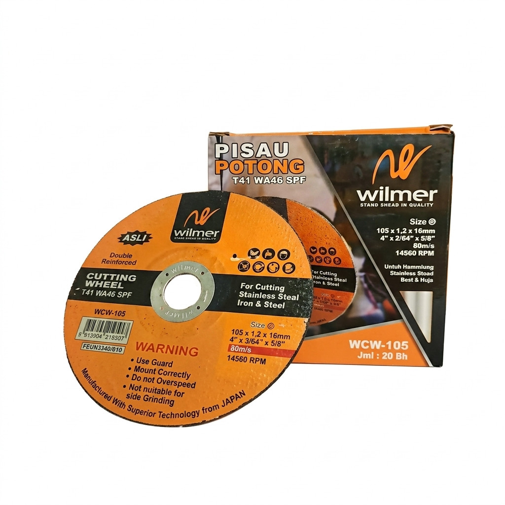 1 BOX Batu Kating Untuk Potong Besi Dan Stainlesss Cutting tipis 4"x1,2 1 PCS