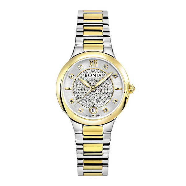Asli Ori100%  Jam Tangan Wanita Bonia Elegance Silver Dial Stainless Steel Analog B10793-2113 BNB107