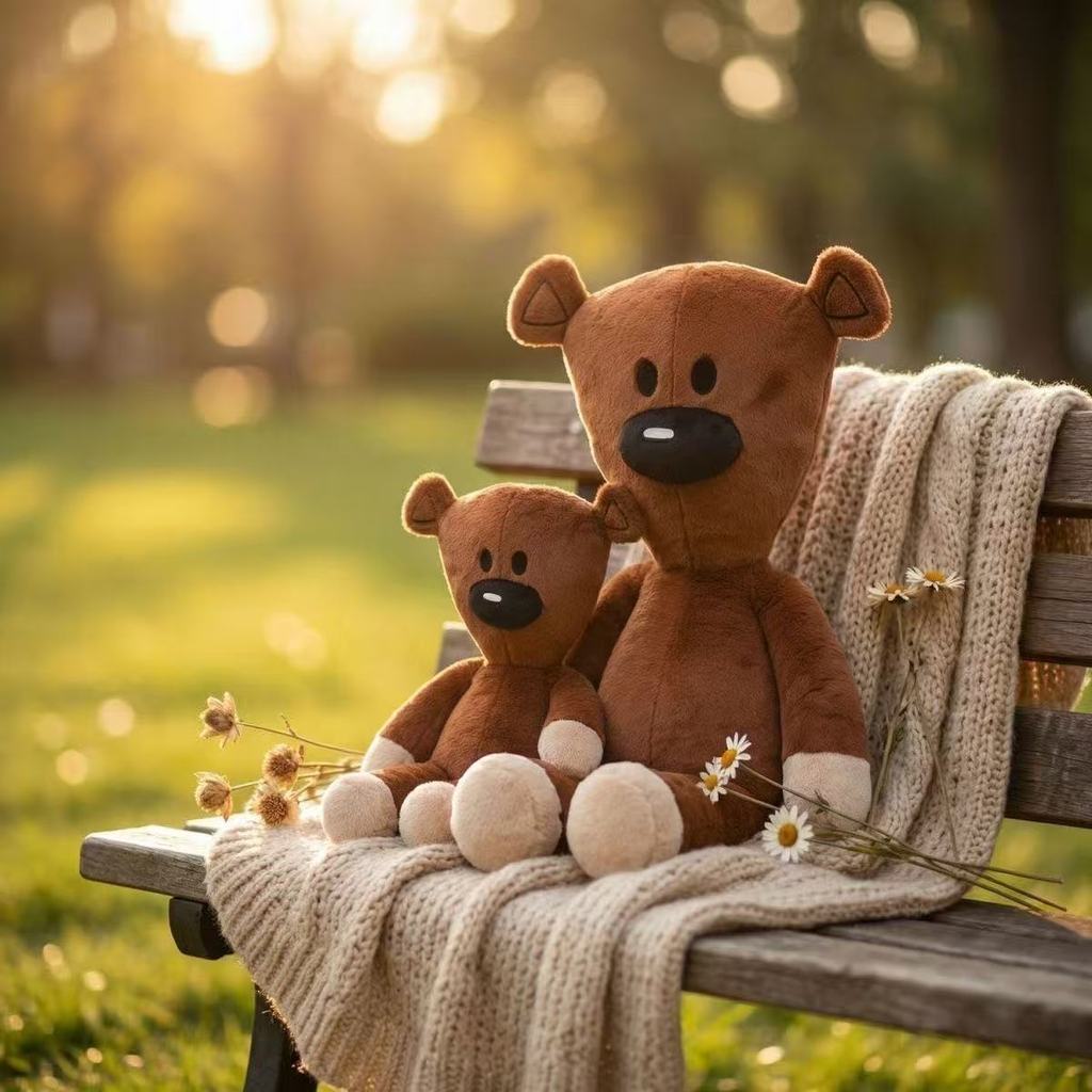 Boneka plush Bean Bear baru, Boneka Beruang Teddy, Boneka Mr. Bean.