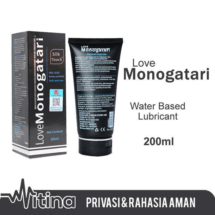 produk banyak peminatnya gong bingit Love Monogatari Premium Lubricant Water Based Pelumas Pelicin