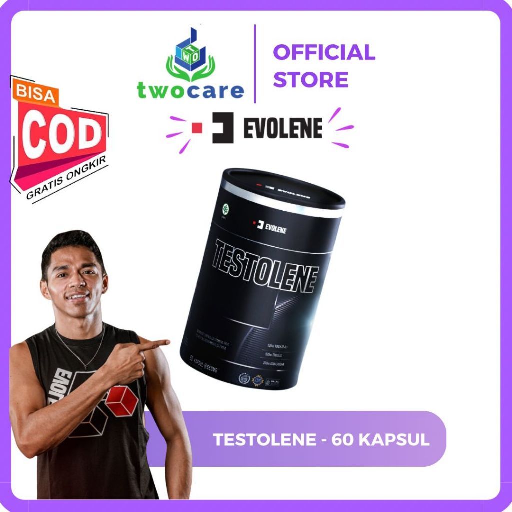 Evolene Testolene Evoboost BPOM Evoboost Suplemen Fitness Gym