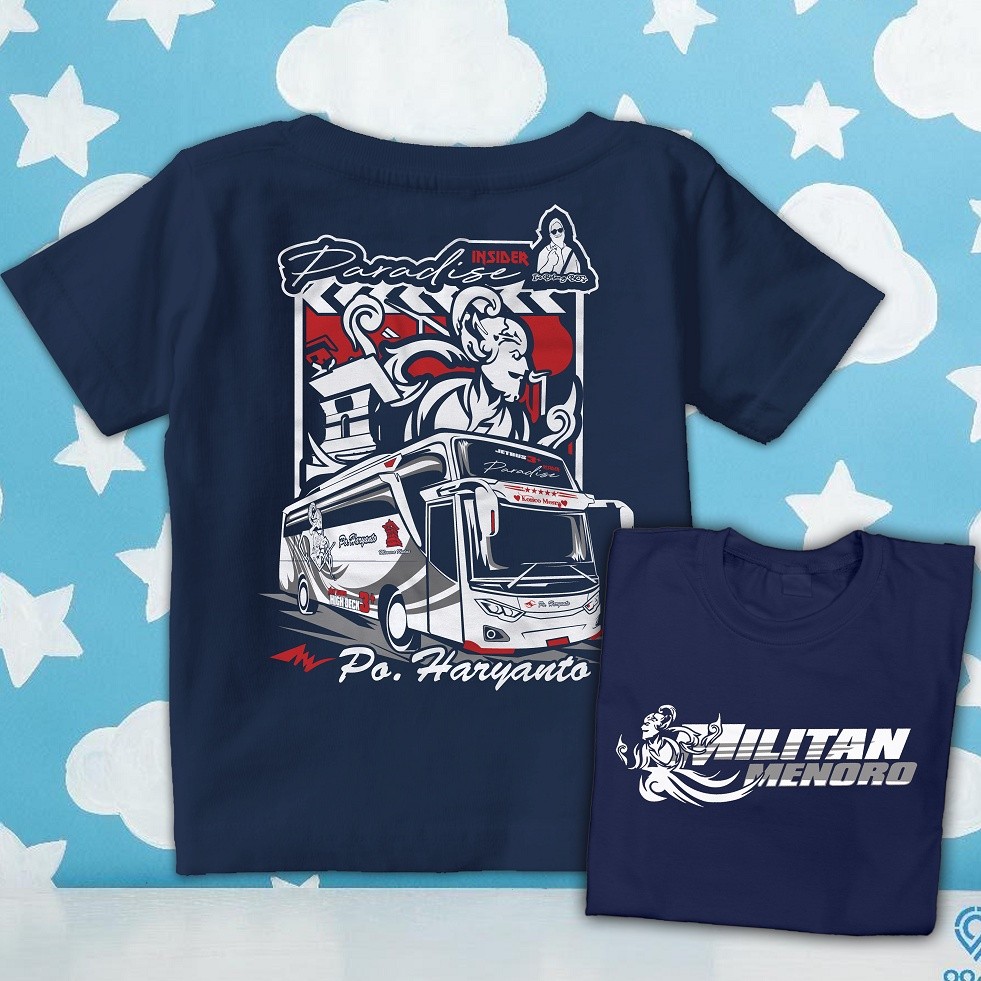 KAOS ANAK / KAOS BISMANIA PO HARYANTO PARADISE / KAOS PO HARYANTO / PARADISE