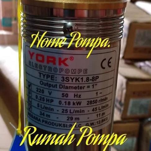SUBMERSIBLE PUMP 0.25HP CASING 3IN. TERBARU