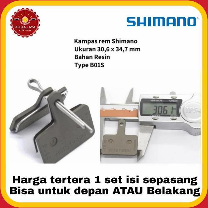 Promo Disc Brake Pad Sepeda SHIMANO BR-M416 Resin Pad Diskon