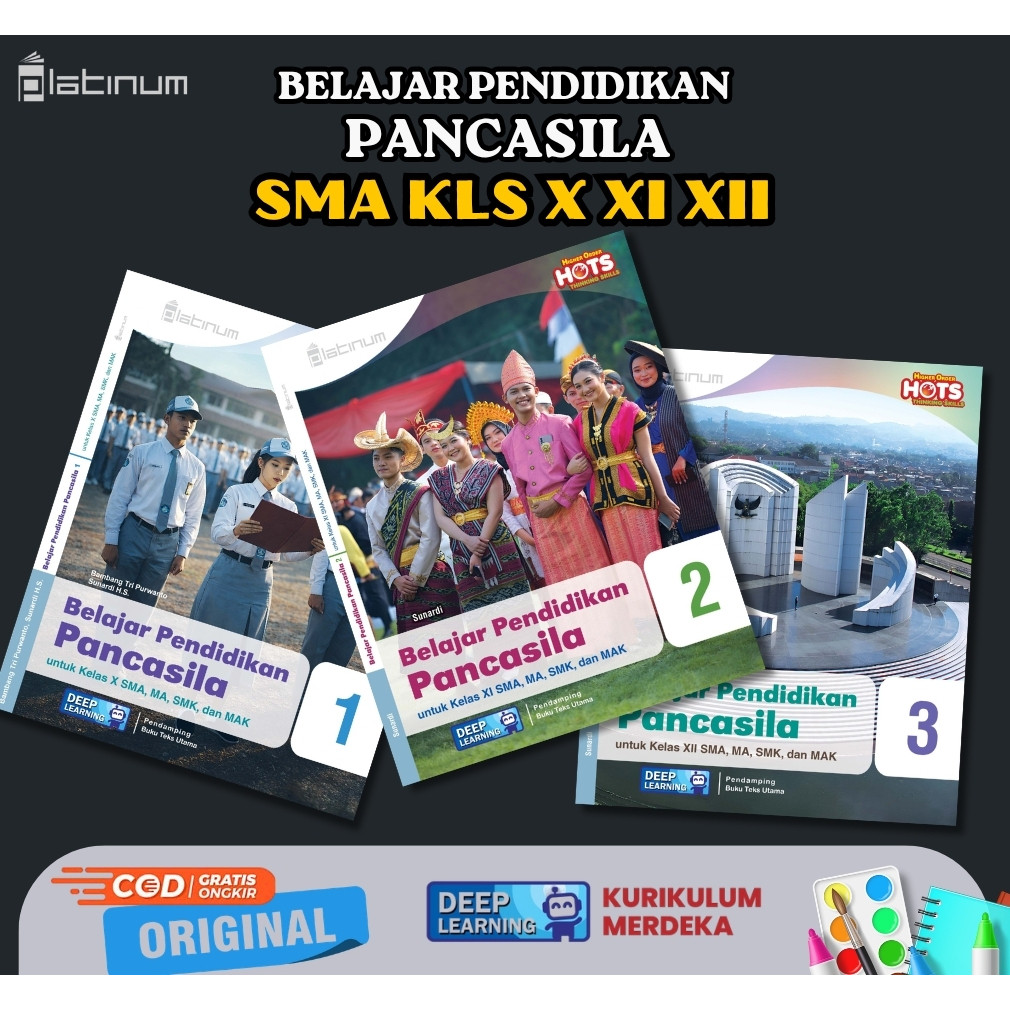 Platinum - Buku Pendidikan Pancasila PKN SMA Kelas 10 11 12 / PKN Kelas 10 11 12 SMA / Belajar Pendi