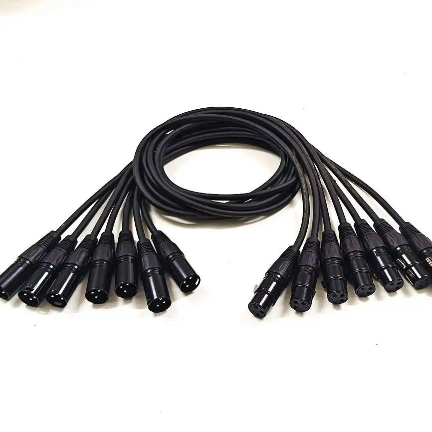 10pcslot 1m 15m 2m 3PIN DMX512 cable LED PAR stage light dmx Signal line dj dmx512 signal line XLR c