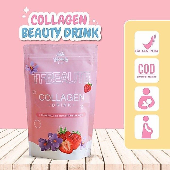 TF BEAUTY Collagen Drink - Suplemen Minuman Mengandung Protein Kolagen Untuk Pencerah Kulit