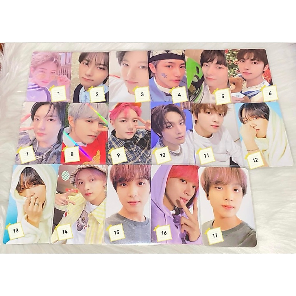 [Photocard OFFICIAL] Renjun Haechan kacamata istj tc gojek boneka bear biu holo cafe selimut hoodie 