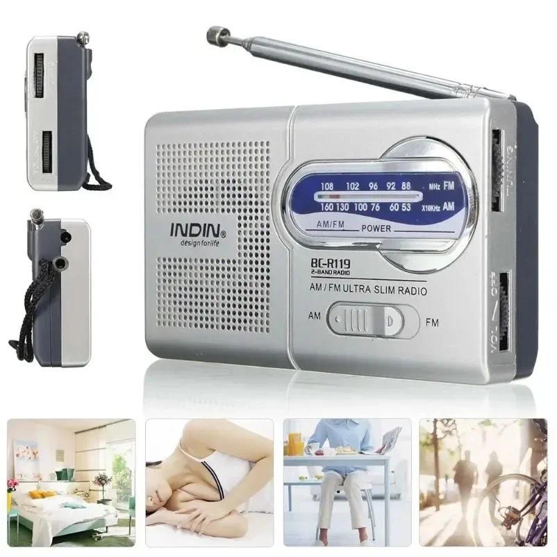 Mini FM Radio Portable Radio Battery Operated AM FM Radio For Emergency Radio