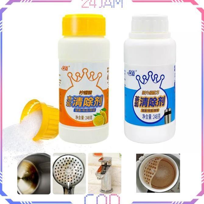 NIFQOC 248g Pembersih Mesin Kopi Pembersih Gelas Bekas Teh Pembersih Kerak Noda Teh Dan Kopi Descale