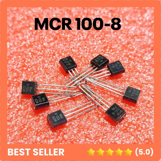 (5 BUAH) SCR MCR100-8 MCR 100-8 MCR100 0.8A 600V SCR IC BD02