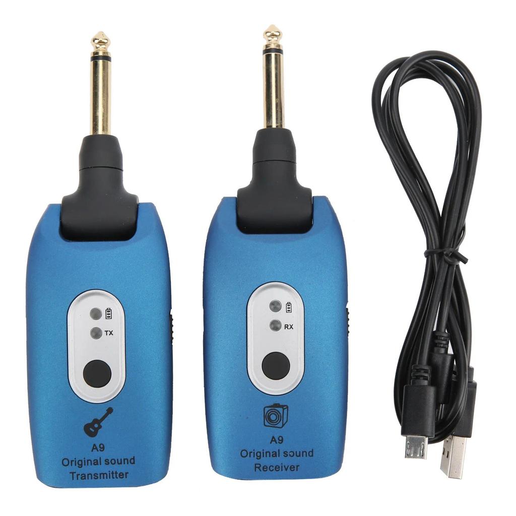 2.4GHz Wireless Guitar Receiver Guitar Transmitter Receiver Wireless System A9 2.4GHz USB Cable Musi