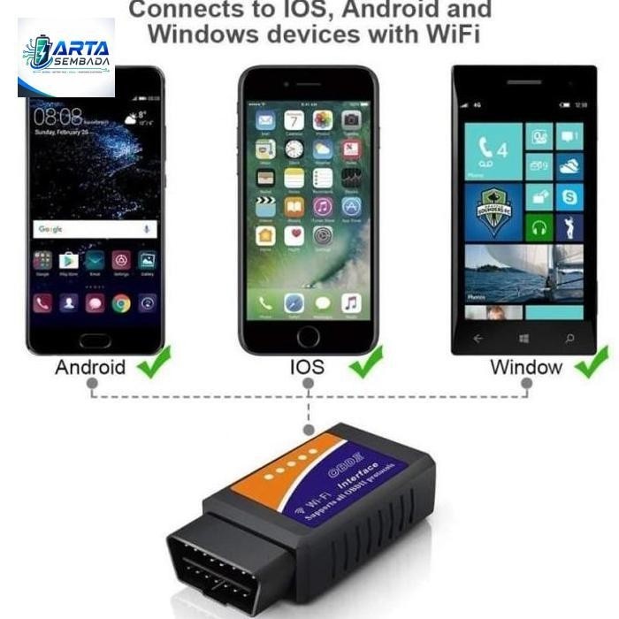 ELM327 WIFI WIRELESS OBD2 CAR DIAGNOSTIC SCANNER