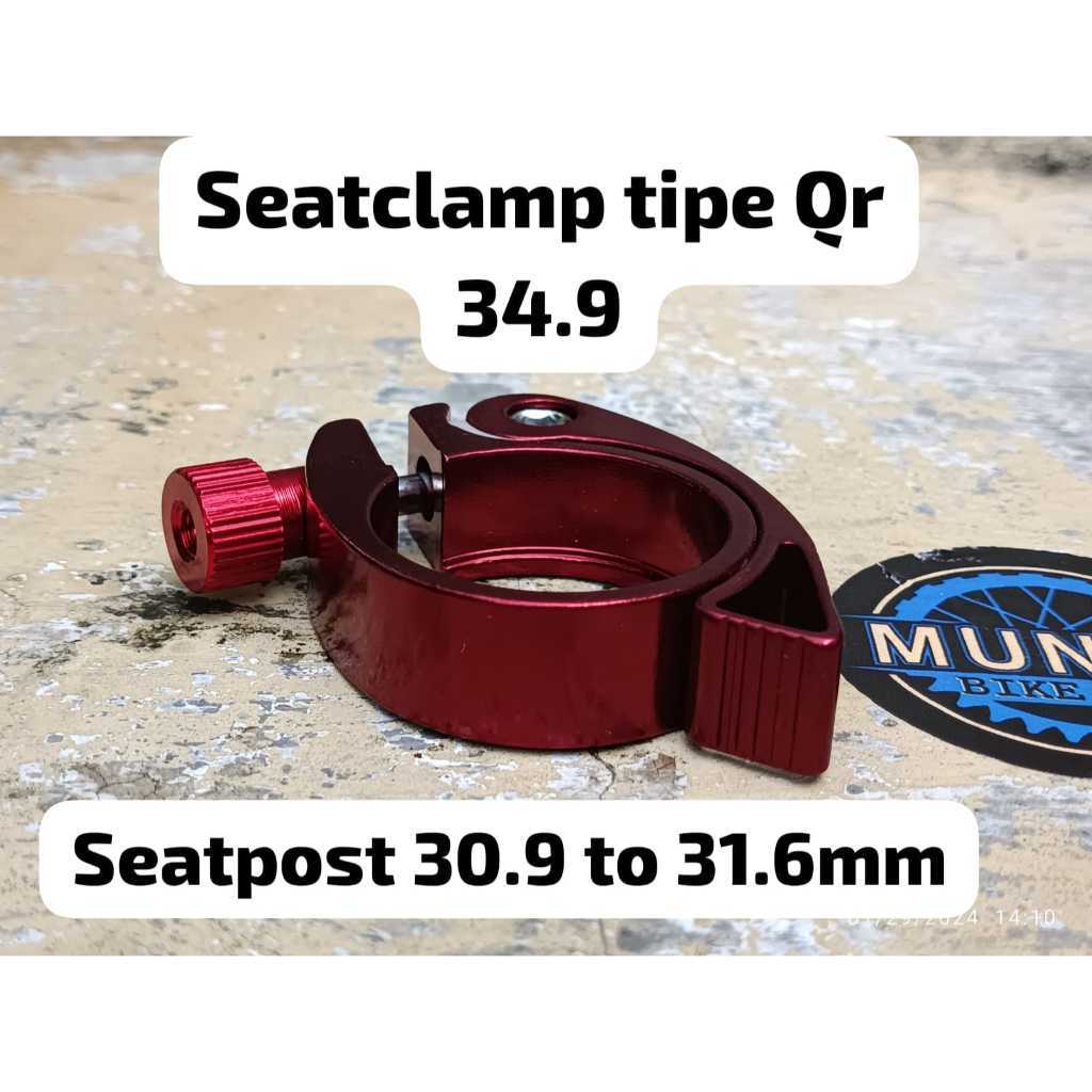 Foto Seatclamp Seat Clamp Qr 34.9mm untuk Seatpost 30.9 31.6 mm Sepeda 34.9 mm