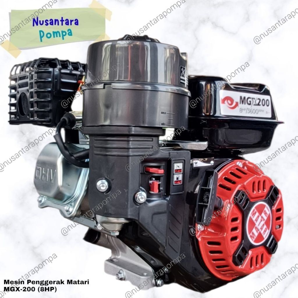 Mesin Penggerak Bensin Matari MGX-200 (8HP)