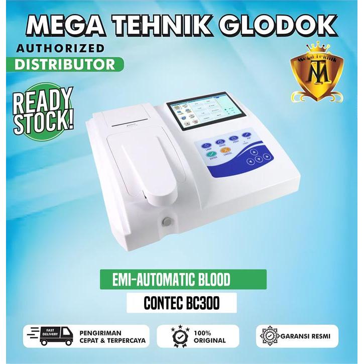 CONTEC BC300 Semi-automatic Blood Biochemistry Analyzer Touch Screen, Printer BC-300