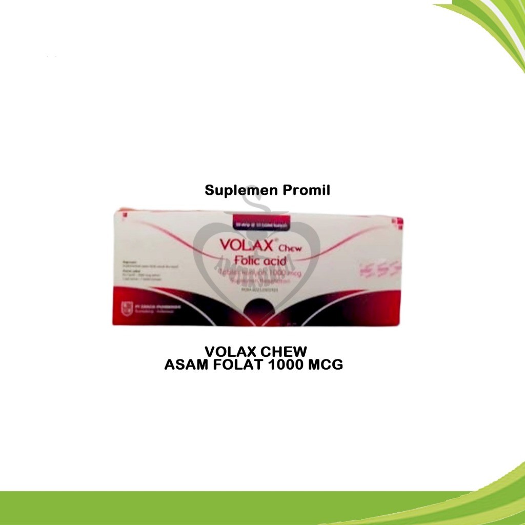 Volax Chewable Asam Folat Suplemen Ibu Hamil