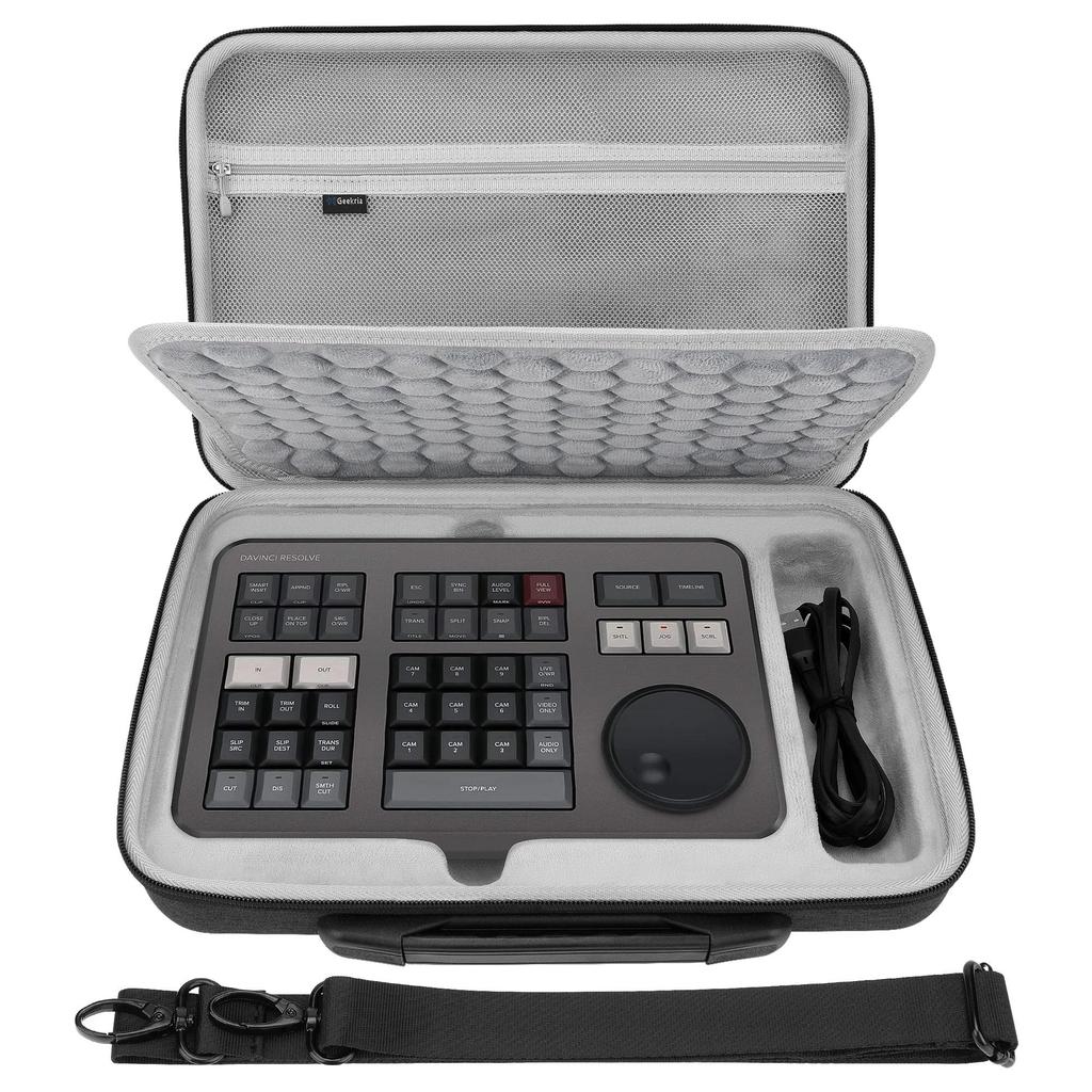 Geekria Hard Shell Travel Carrying Case, EVA Protective Bag Compatible with Blackmagic Design Davinc