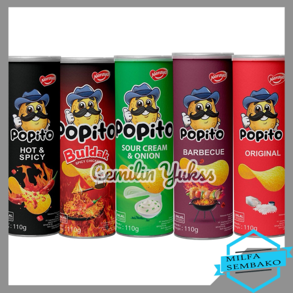 HS1659 Popito Chips 110g