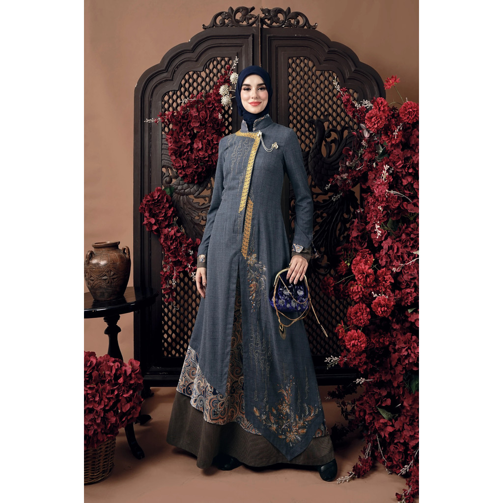 Tuneeca Gamis Bordir Batik Arkana T-0726016 By TUNEECA DJENARA