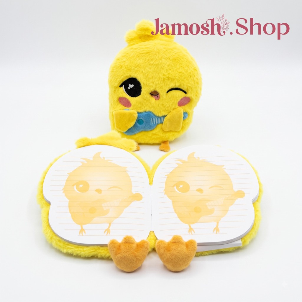 Flying Tiger Notebook Plush Chicken/Flying Tiger Chicken Version/Buku Diary Motif Ayam FLYING TIGER