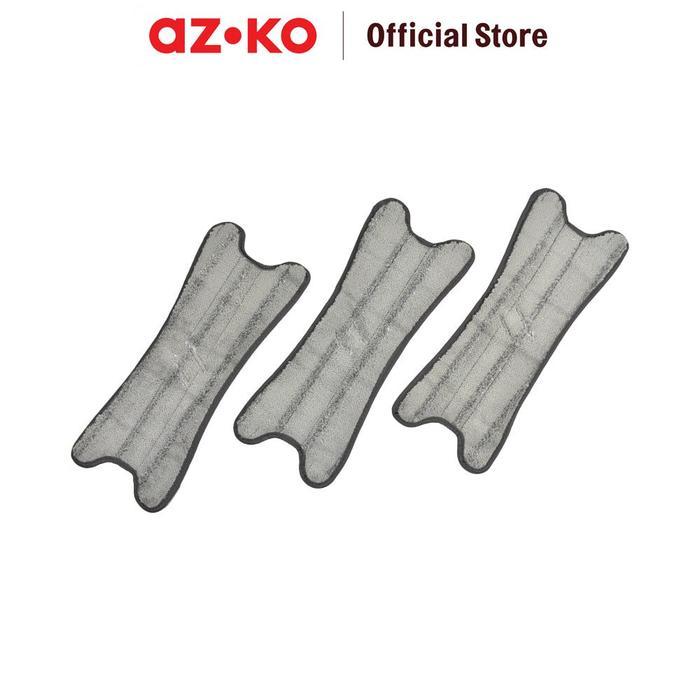 AZKO JML Set 3 Pcs Refill Kain Pel Untuk X Twist Mop Refill Mop Kain Cadangan Mop Refill Pel Penggan