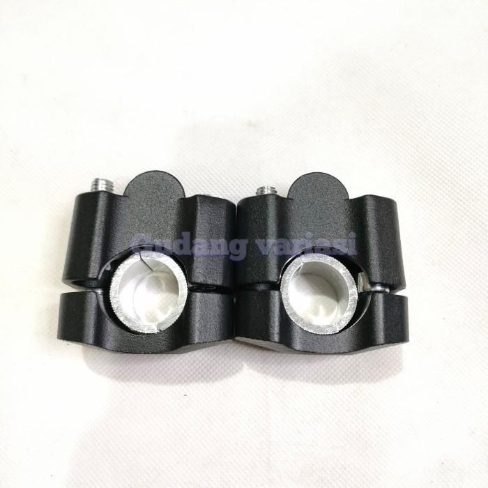 RAISER STANG FATBAR CNC UNIVERSAL / PENINGGI STANG FATBAR - Hitam