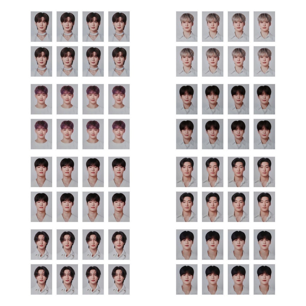 (4) ATEEZ ID PHOTO PICTURE MEMBER ATEEZ ID PHOTO FOTO MURAH SEONGHWA HONGJOONG YUNHO YEOSANG SAN MIN