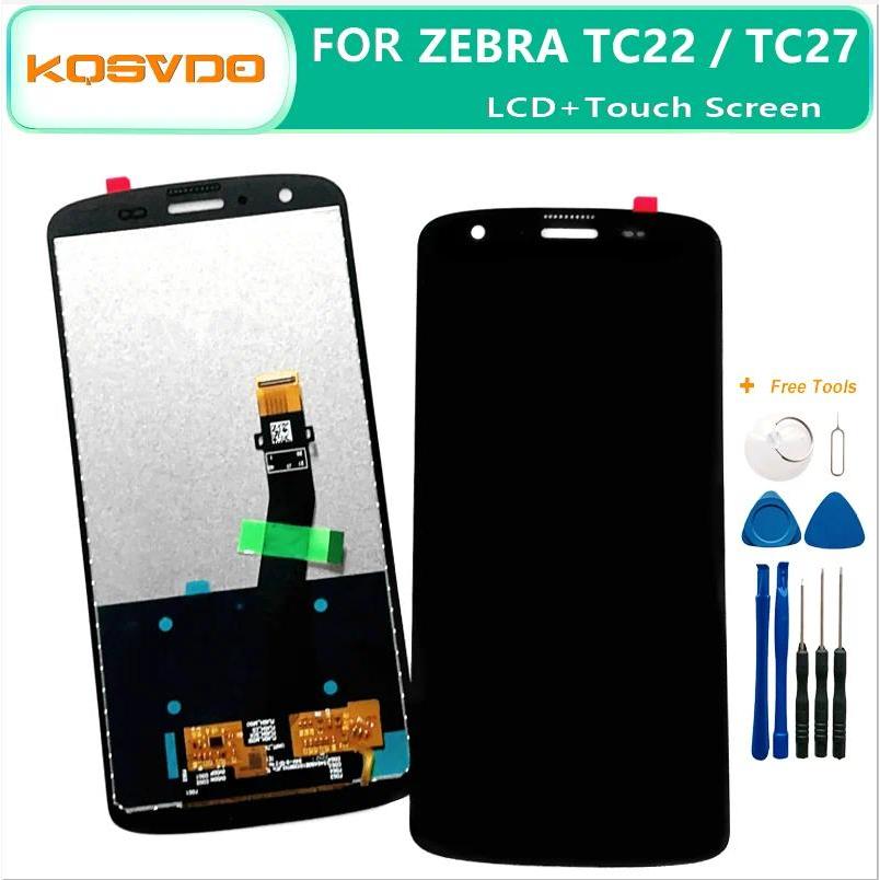 New Original For ZEBRA TC22 TC27 LCD splay + Tou Screen Replacement For zebra tc 27 tc 22 lcd Full S