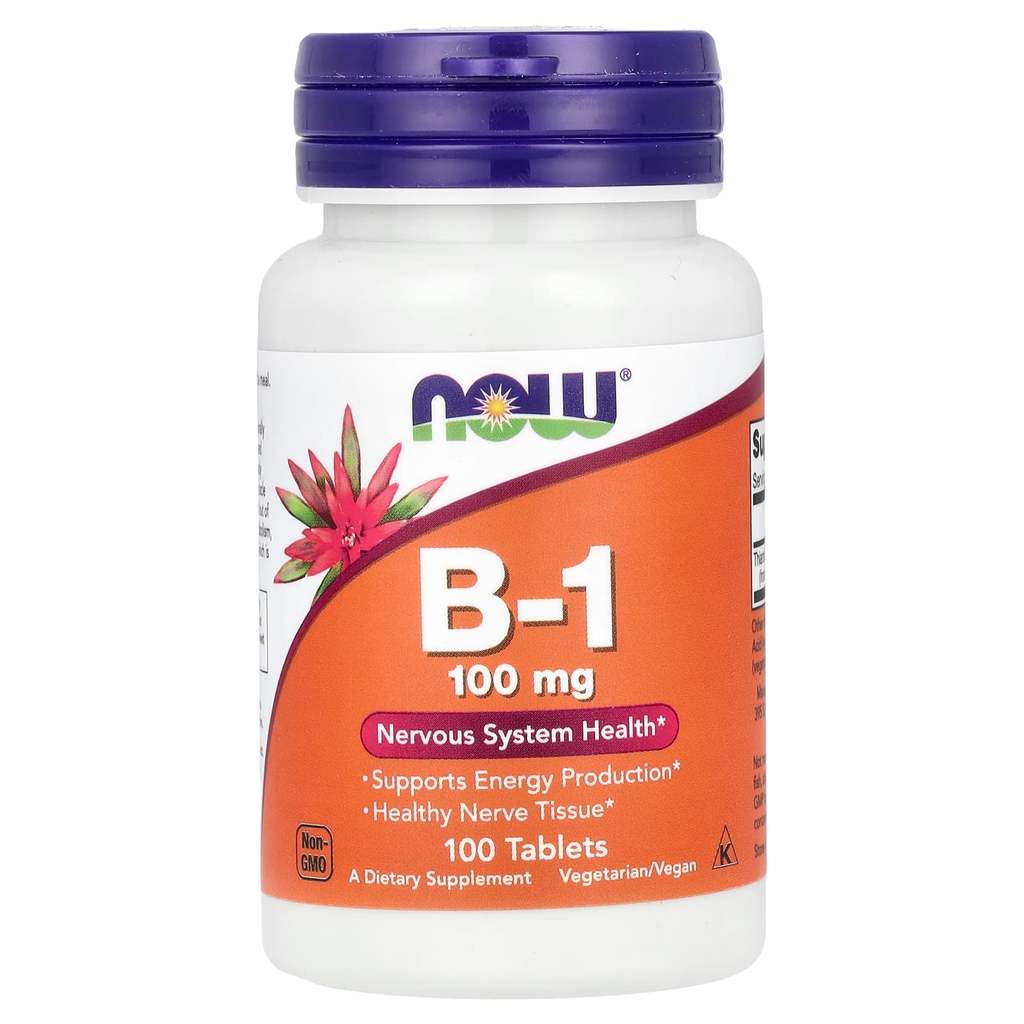Foods, B-1, 100 mg, 100 Tablets
