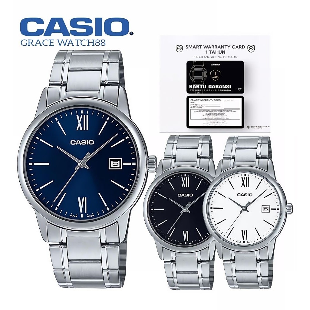 Jam tangan pria Casio Clasik Mtp-v002d series casio original mtp-v002d jam tangan pria