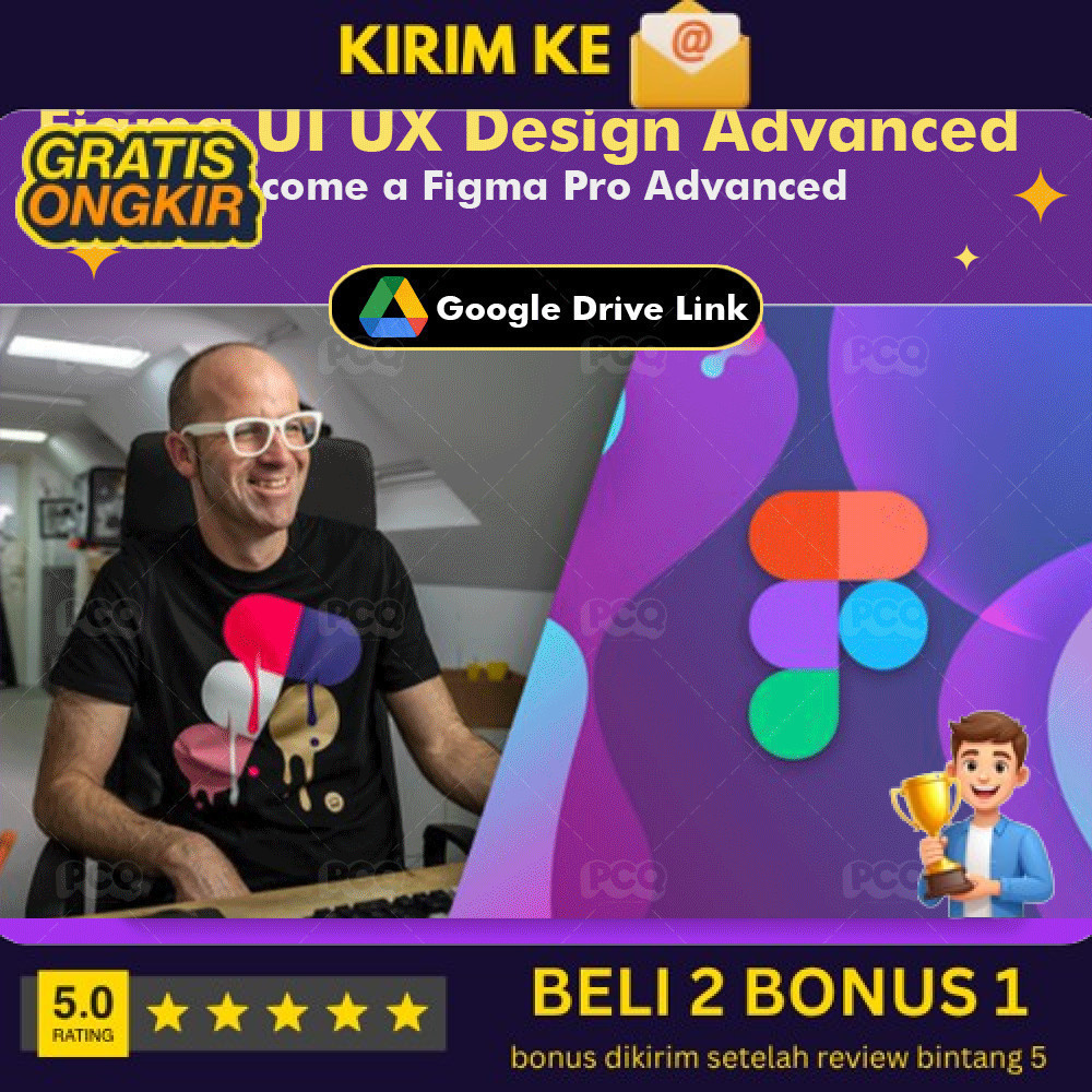Figmo Video Course-Figmo UI UX Design Advonced By Doniel Wolter Scott (BUKAN BUKU)
